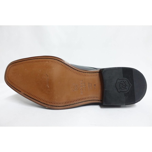 MORAL CODE Men Dress Shoes Brice Perf Blucher Blue Goodyear Welt 11M,US/10.5UK - Picture 8 of 10